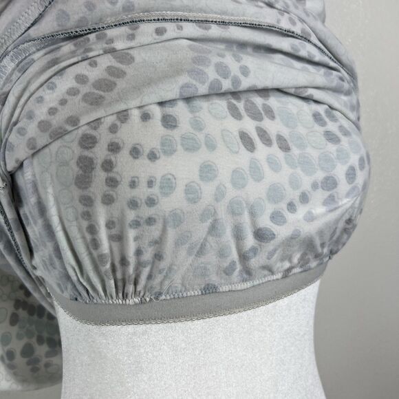 Title Nine Dress Women Large Blue Halter Geometric Sleeveless Stretch Active - Picture 7 of 13